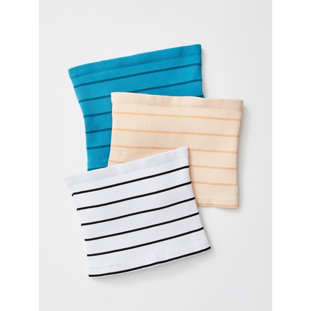 🎉LAST CHANCE🎉 FREE PEOPLE Striped Amelia Bandeau / Almond Cream - Picture 6 of 8